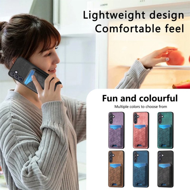 Skal Samsung Galaxy S25 Plus 5g Telefonfodral Med Korthållare Och Stativ