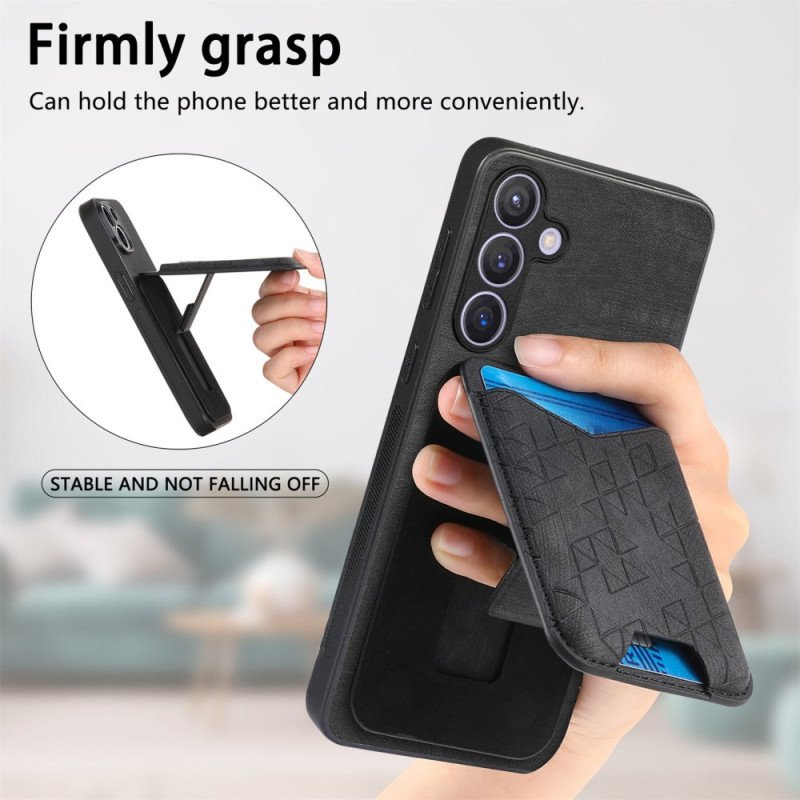 Skal Samsung Galaxy S25 Plus 5g Telefonfodral Med Korthållare Och Stativ