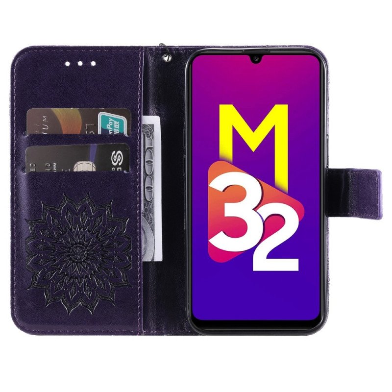 Fodral Samsung Galaxy M32 Solblomma