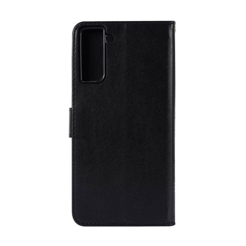 Fodral Samsung Galaxy S21 Plus 5G Fjärilar I Vinden