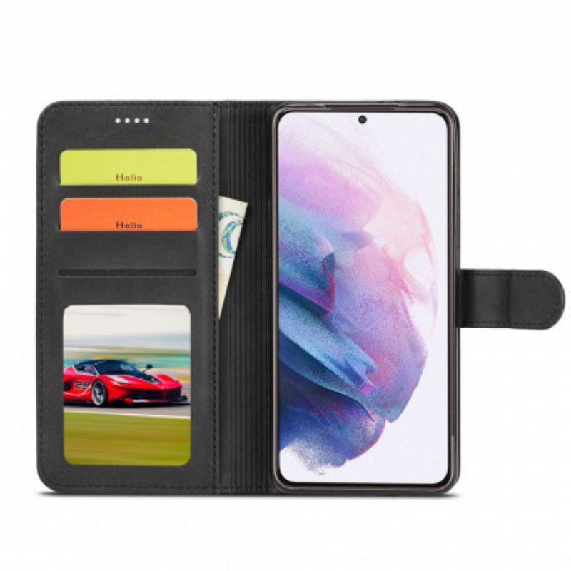 Fodral Samsung Galaxy S21 Plus 5G Lc.imeeke Lädereffekt