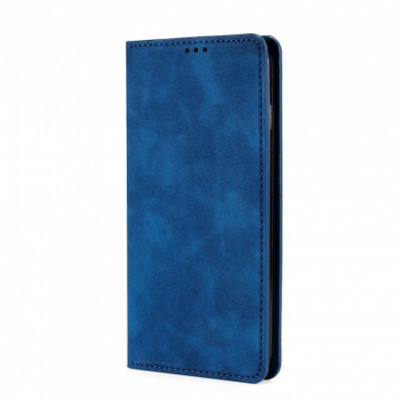 Folio-fodral Samsung Galaxy S21 Plus 5G Läderfodral Hudberöring