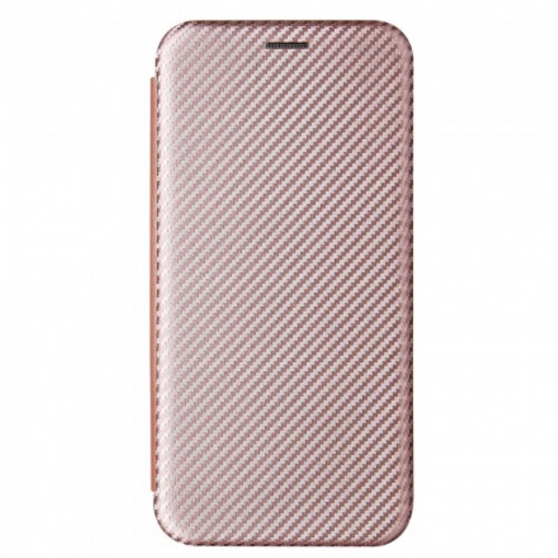 Folio-fodral Samsung Galaxy S21 Plus 5G Läderfodral Kolfiber