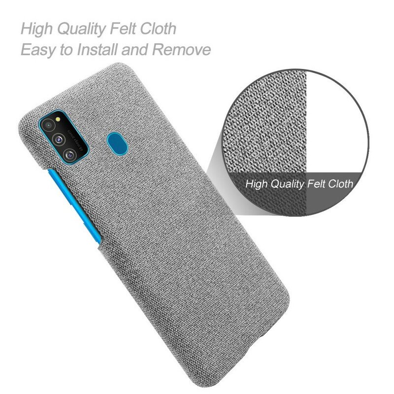 Skal Samsung Galaxy M21 Textur Tyg Ksq