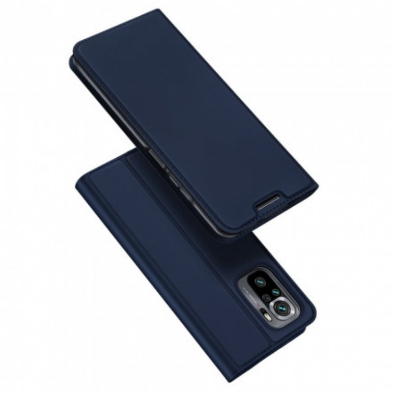 Folio-fodral Poco M5s Läderfodral Skin Pro Dux Ducis