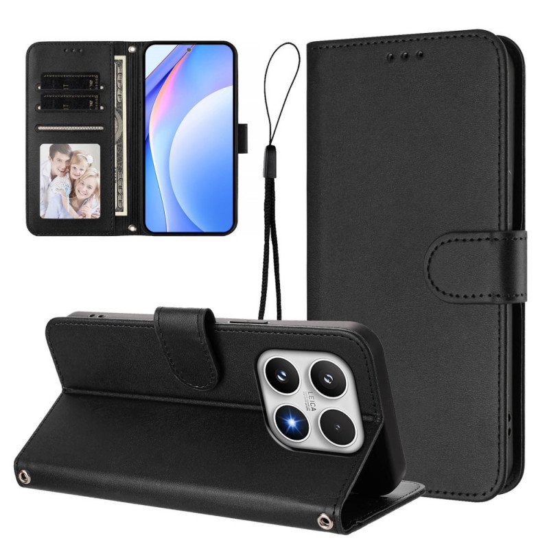 Fodral För Xiaomi 17 Rfid-skyddande Lädereffekt