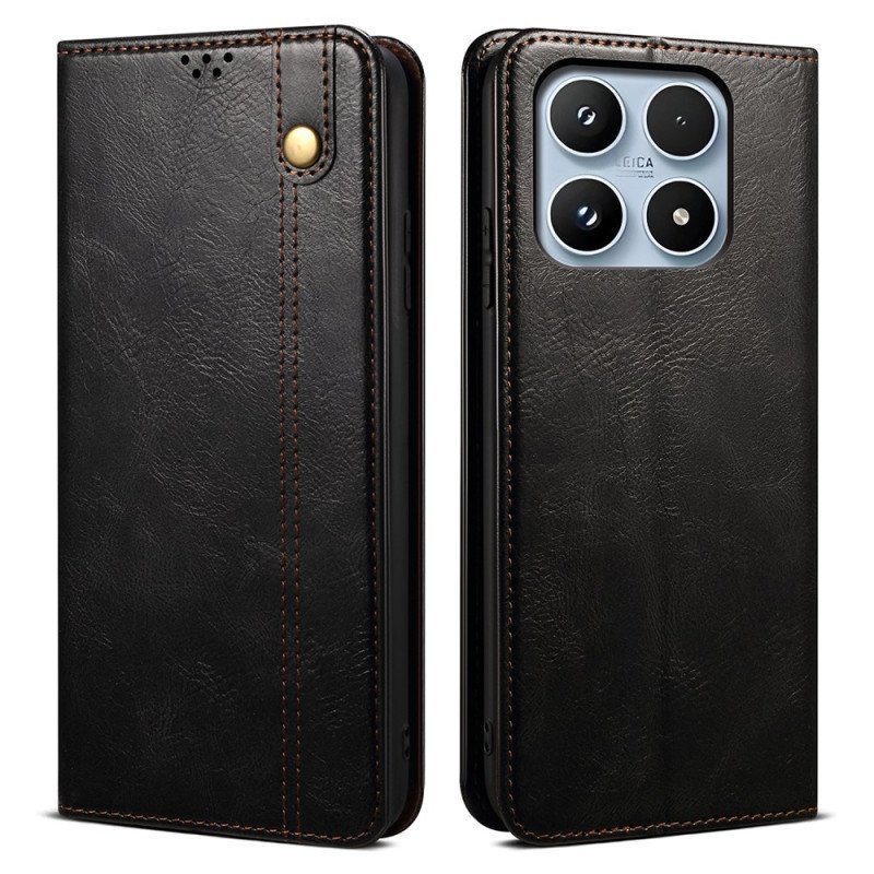 Folio-fodral Xiaomi 17 Telefonfodral Vaxat Konstläder