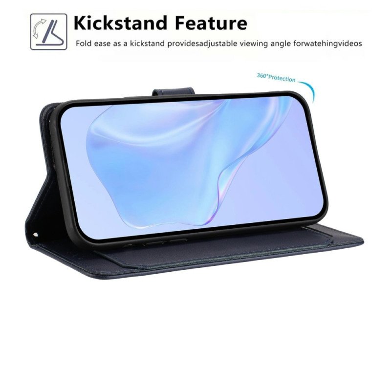 Läderfodral Xiaomi 17 Telefonfodral Ren Linjestil