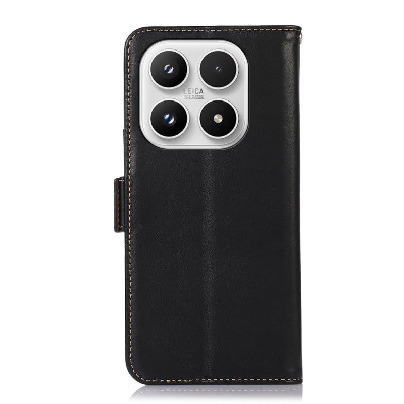 Läderfodral Xiaomi 17 Telefonfodral Rfid-skyddat Läder