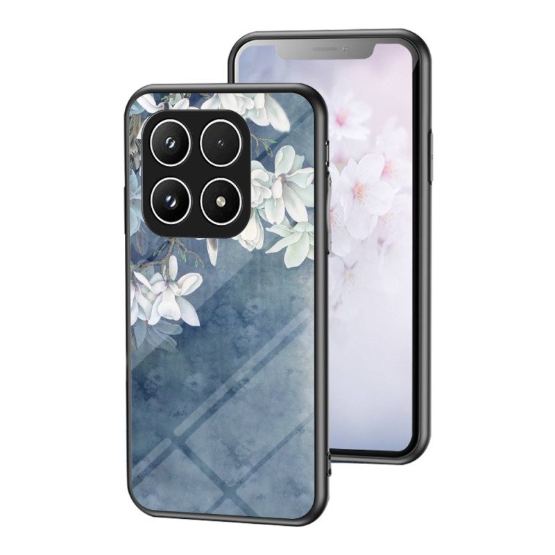 Skal Xiaomi 17 Blommönster I Härdat Glas