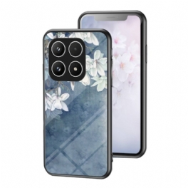Skal Xiaomi 17 Blommönster I Härdat Glas