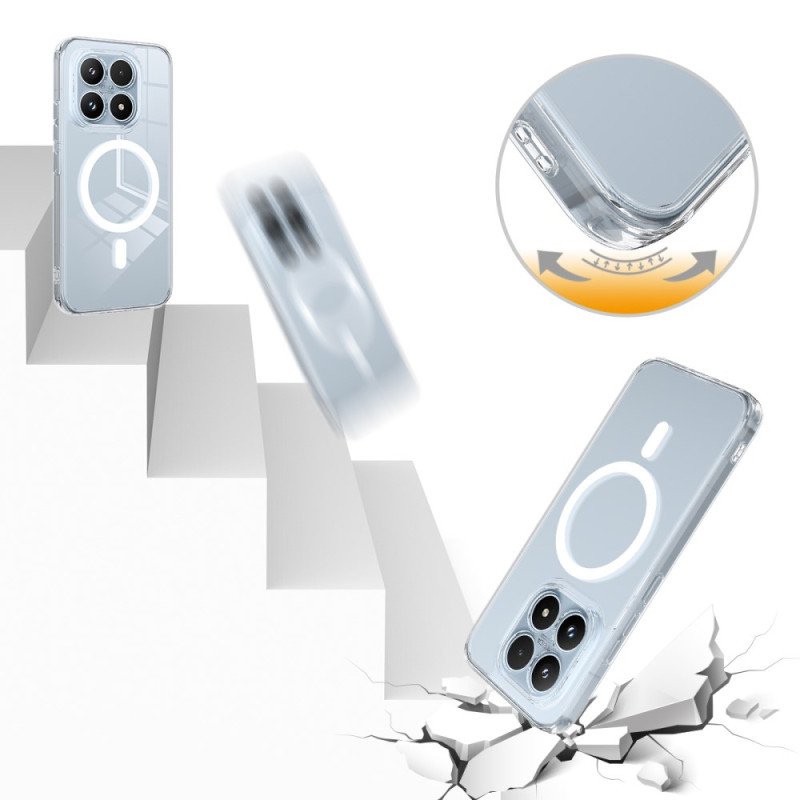 Skal Xiaomi 17 Förstärkt Genomskinlig Magnetisk