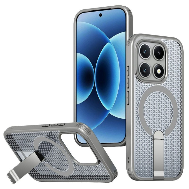 Skal Xiaomi 17 Magnetisk Rutmönster Med Stöd