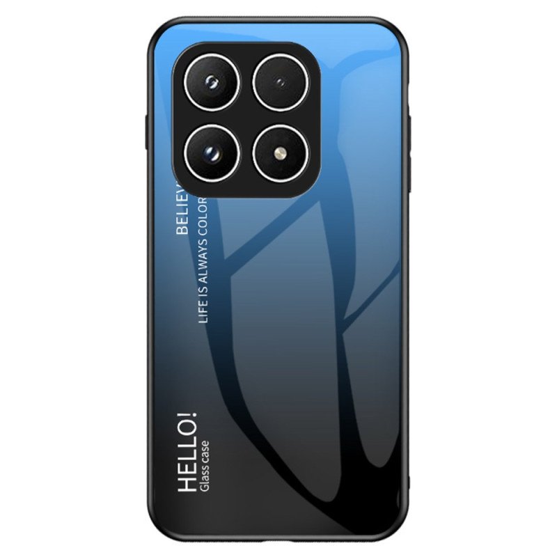 Skal Xiaomi 17 Telefonfodral Härdat Glas Hello