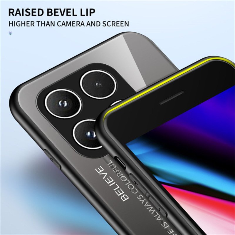 Skal Xiaomi 17 Telefonfodral Härdat Glas Hello