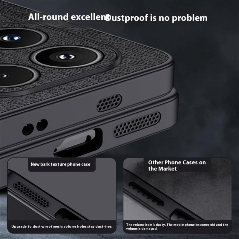 Skal Xiaomi 17 Telefonfodral Träeffekt