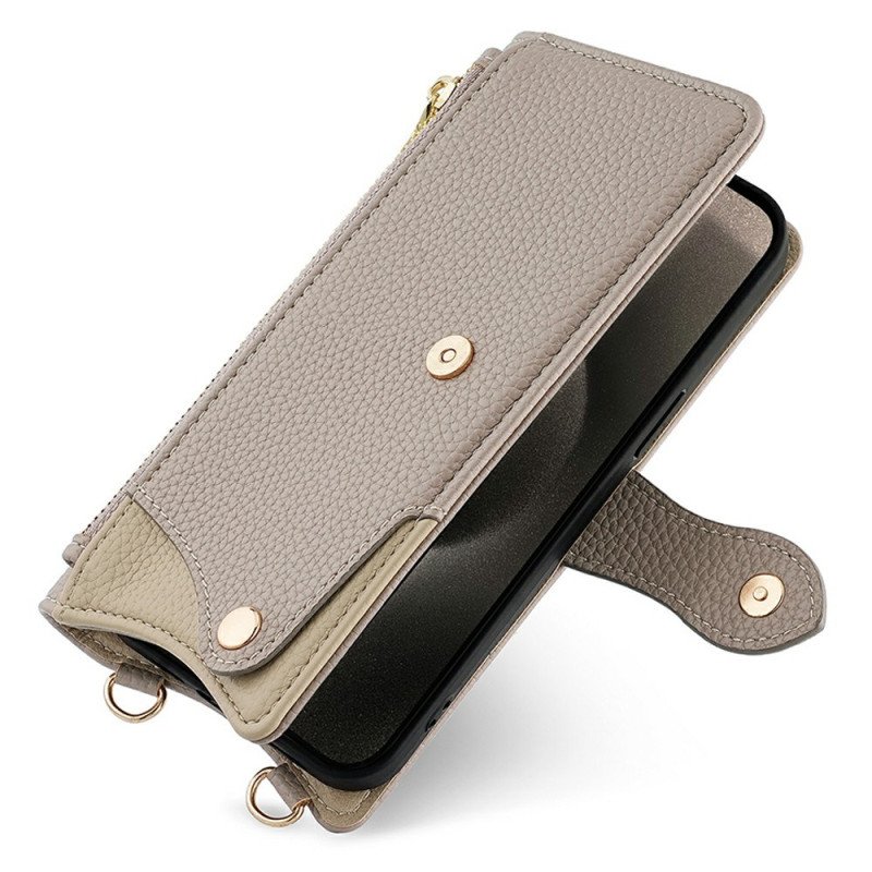 Skyddsfodral Xiaomi 17 Axelrem Med Spegel Och Kedja