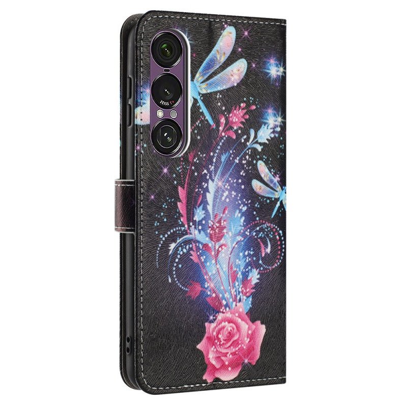 Fodral För Sony Xperia 1 Vii Trollsländor