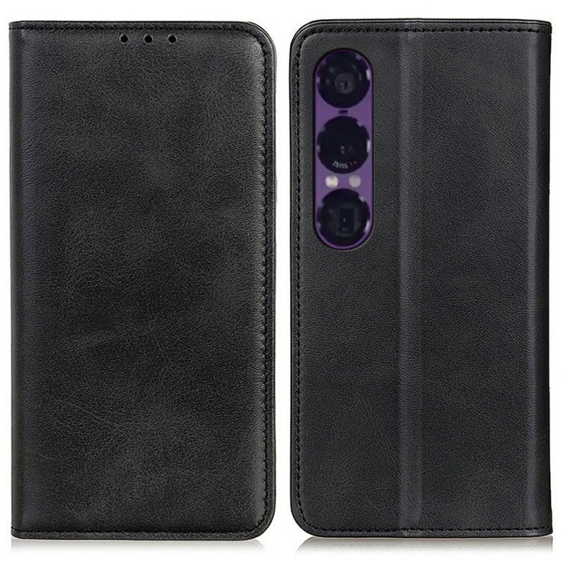 Folio-fodral Sony Xperia 1 Vii Spaltläder Vintage