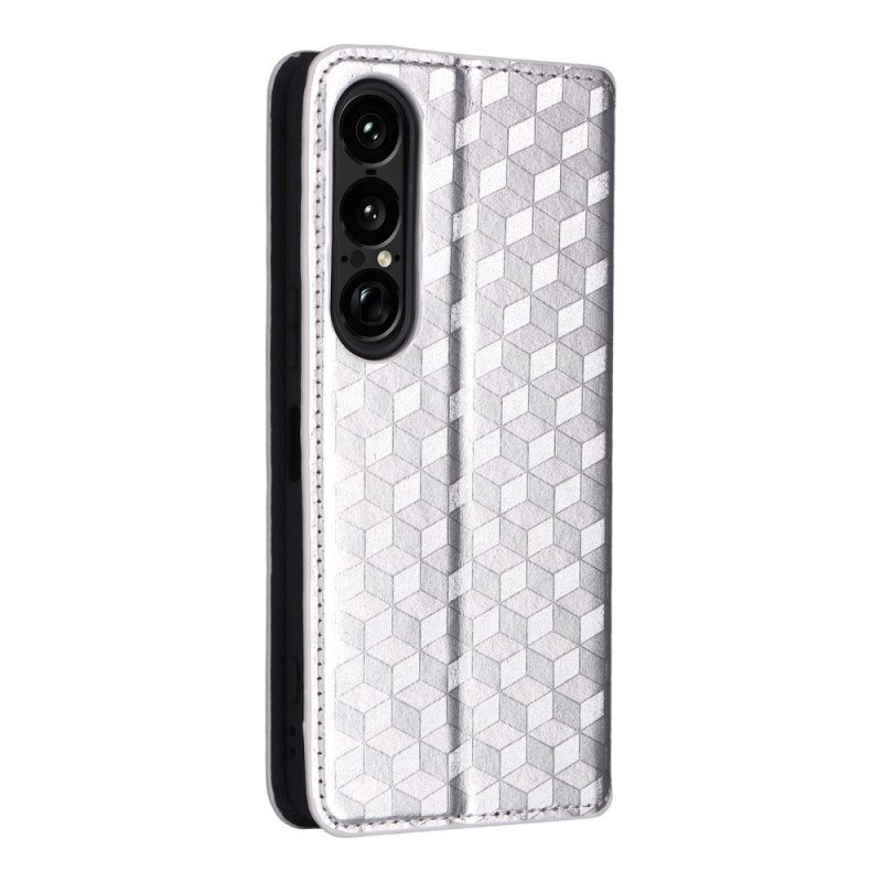 Folio-fodral Sony Xperia 1 Vii Telefonfodral 3d-diamanter
