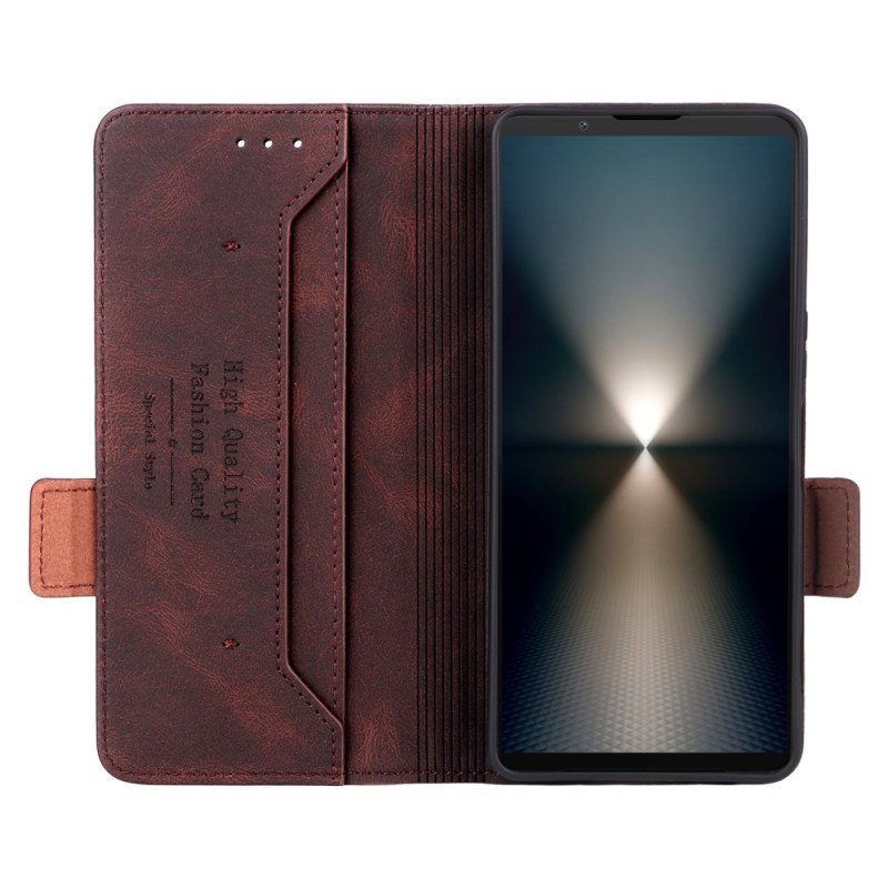 Läderfodral Sony Xperia 1 Vii Telefonfodral Retro