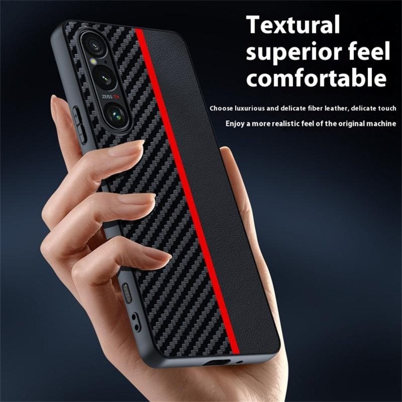 Skal För Sony Xperia 1 Vii Kolfiber
