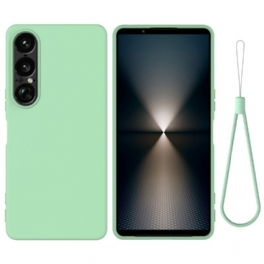 Skal För Sony Xperia 1 Vii Silikon Med Snodd