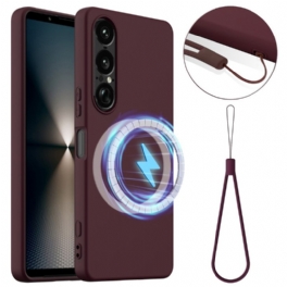 Skal Sony Xperia 1 Vii Magsafe-kompatibel Silikon Med Snodd