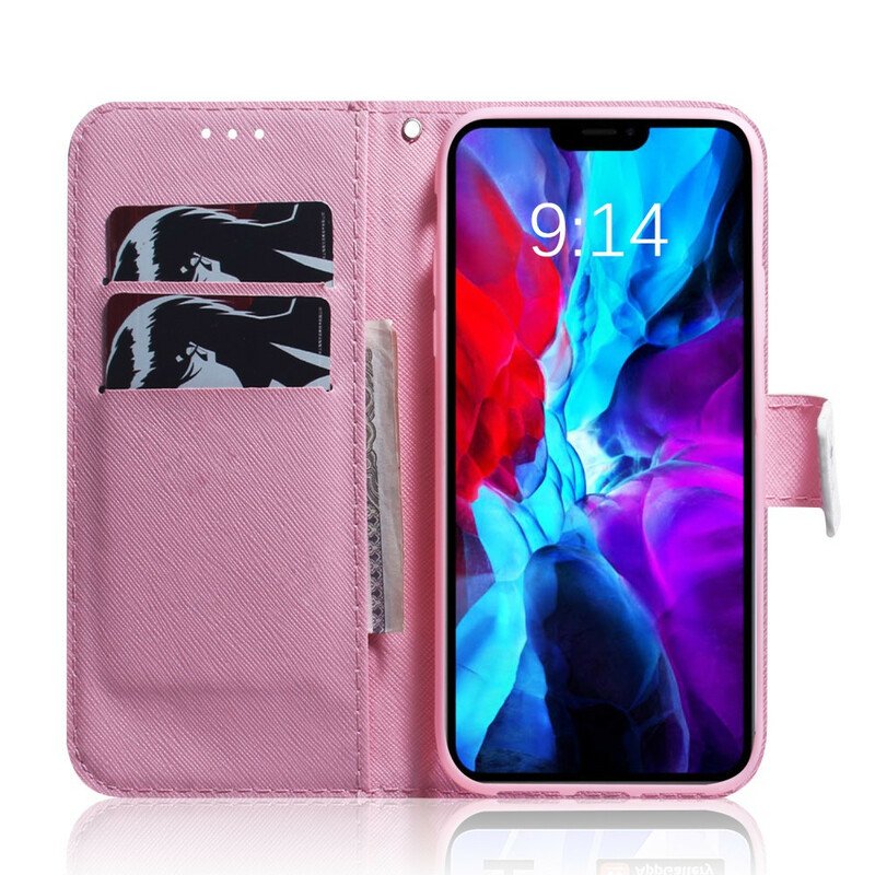 Fodral iPhone 13 Pro Blomma Dusty Pink