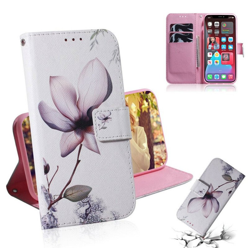 Fodral iPhone 13 Pro Blomma Dusty Pink