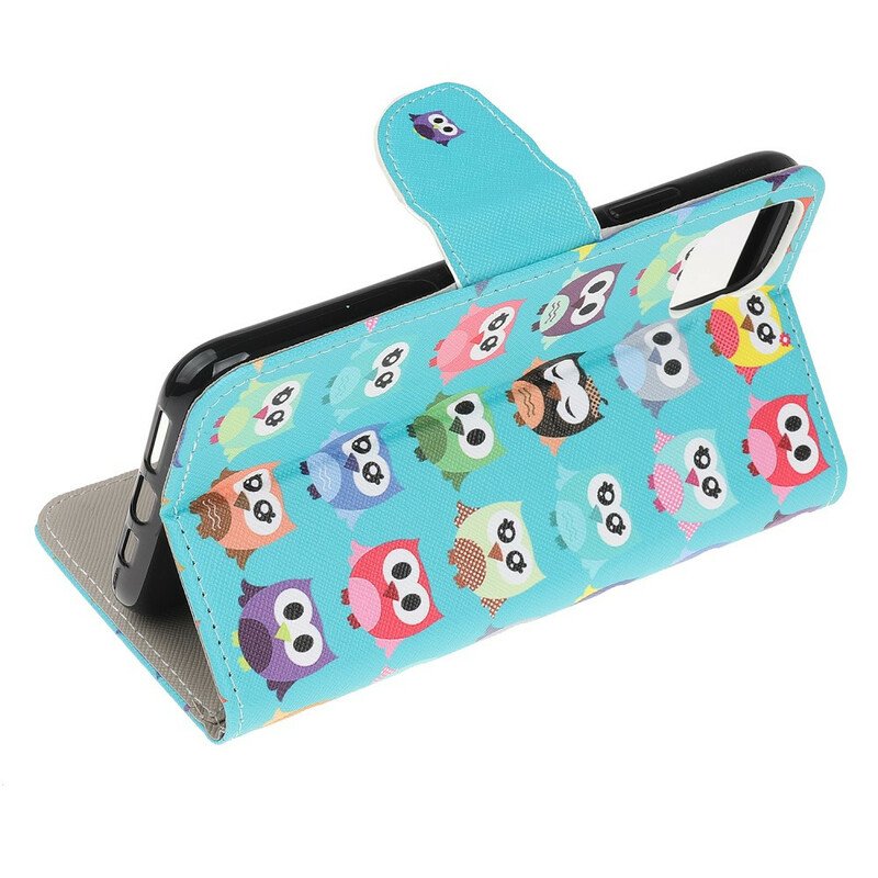 Fodral iPhone 13 Pro Flera Ugglor