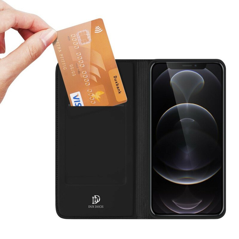 Folio-fodral iPhone 13 Pro Läderfodral Skin Pro Series Dux Ducis