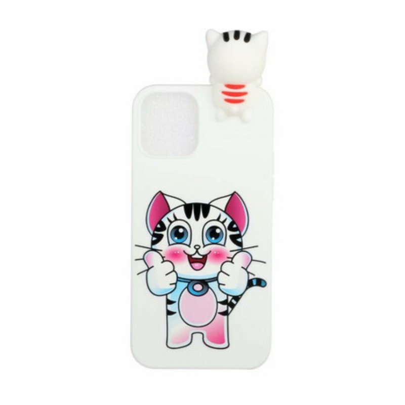 Mobilskal iPhone 13 Pro Cat Fun 3d