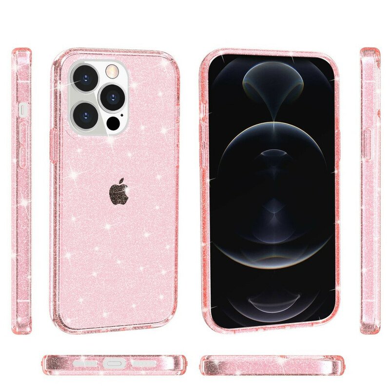 Skal iPhone 13 Pro Transparenta Paljetter
