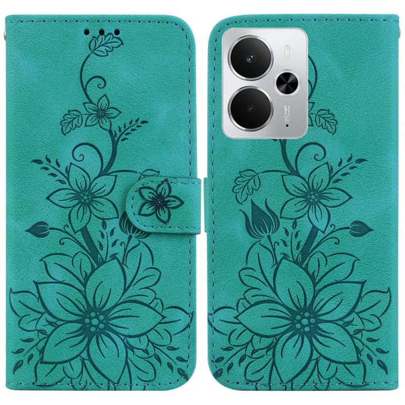 Fodral För Realme 14 5g Liljornas Blommor