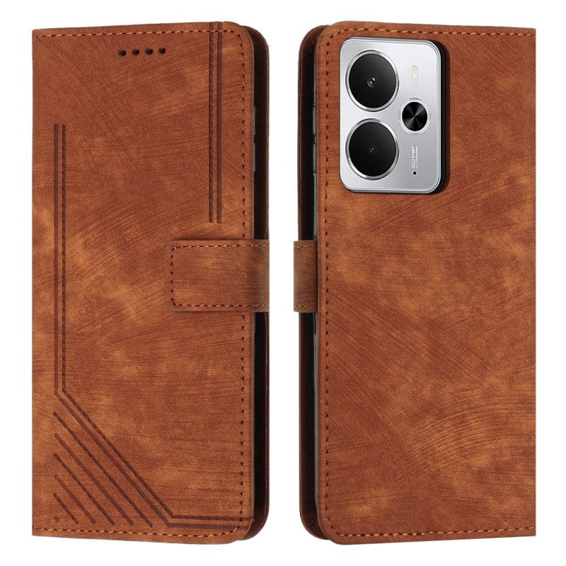 Fodral För Realme 14 5g Linjer