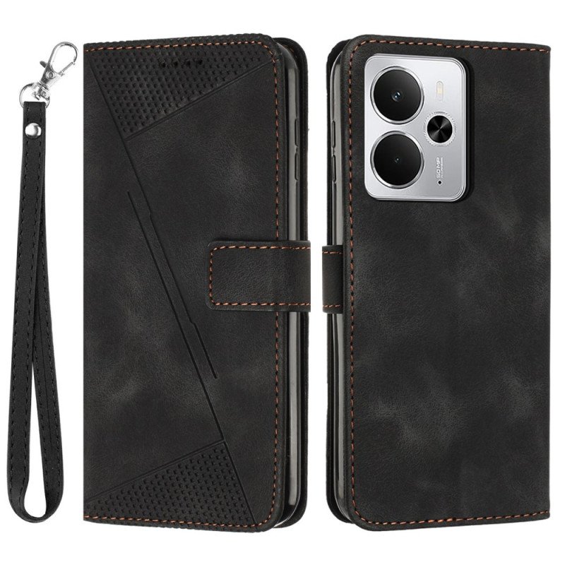 Fodral För Realme 14 5g Linjer Och Rem