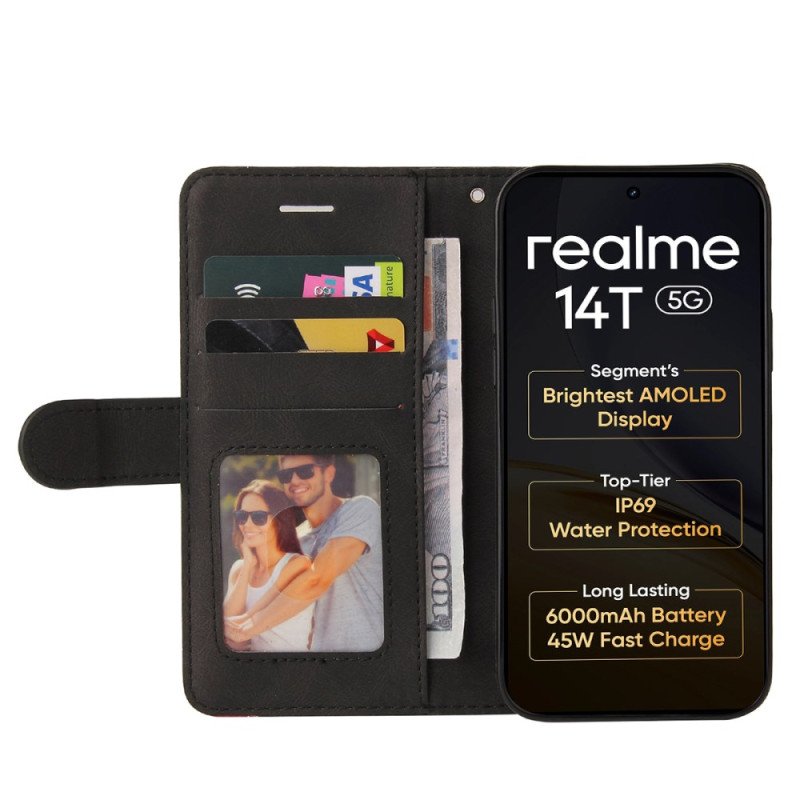 Fodral För Realme 14 5g Tvåfärgad Vågig