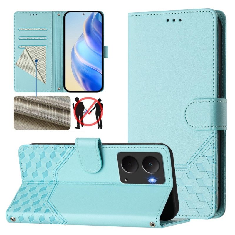 Fodral Realme 14 5g Rfid Med Bikakemönster