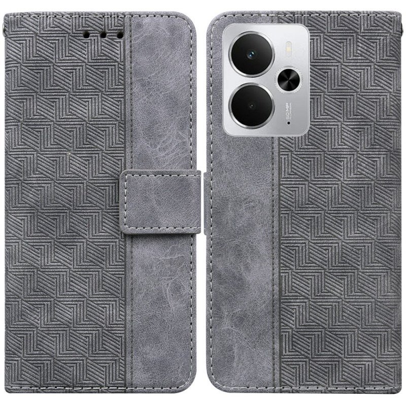 Fodral Realme 14 5g Vävt Mönster