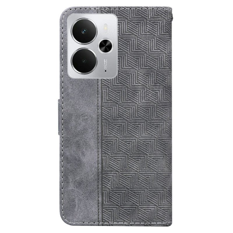 Fodral Realme 14 5g Vävt Mönster