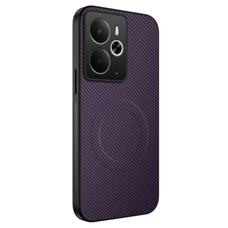 Skal Realme 14 5g Telefonfodral Kompatibel Med Magsafe Kolfiber