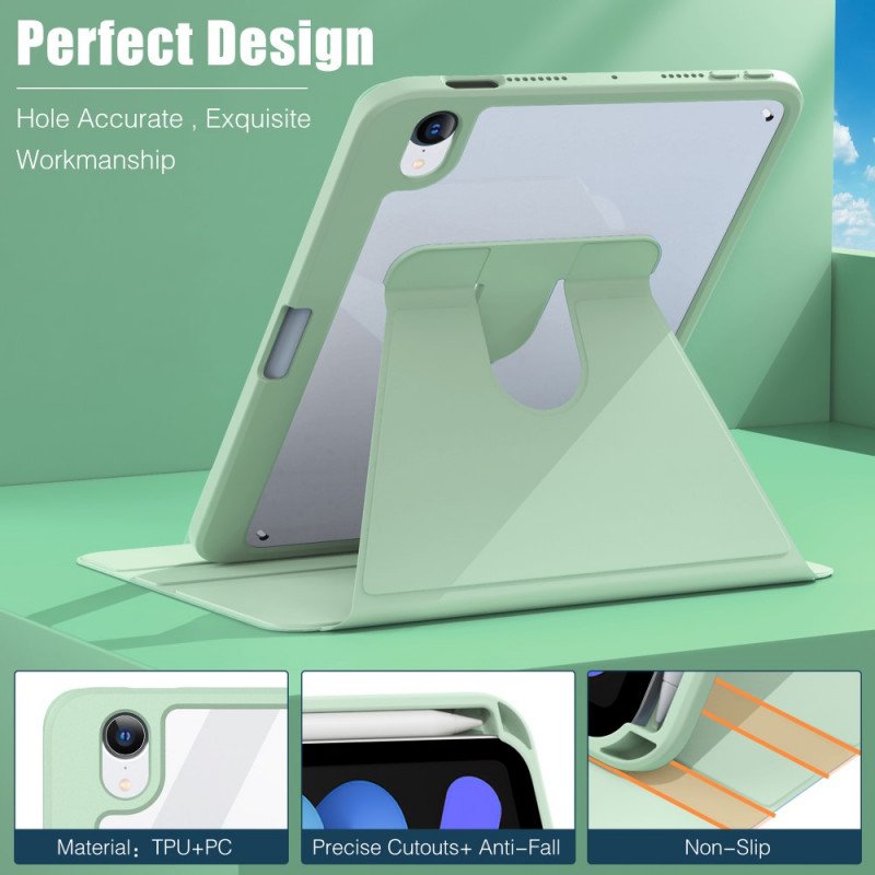 Fodral iPad Mini 6 (2021) 360° Roterbart Konstläder