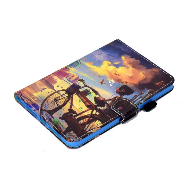 Folio-fodral iPad Mini 6 (2021) Cykel Konst