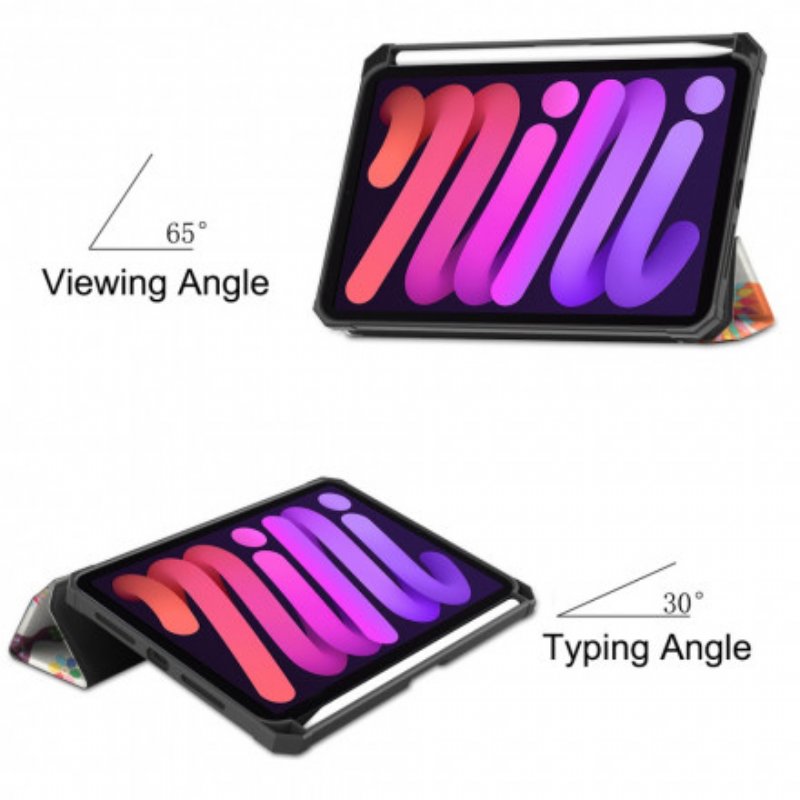 Skal iPad Mini 6 (2021) Vintage Blompennhållare