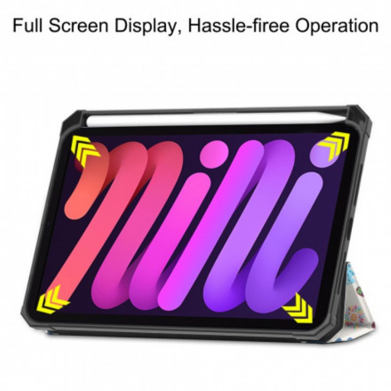Skal iPad Mini 6 (2021) Vintage Blompennhållare
