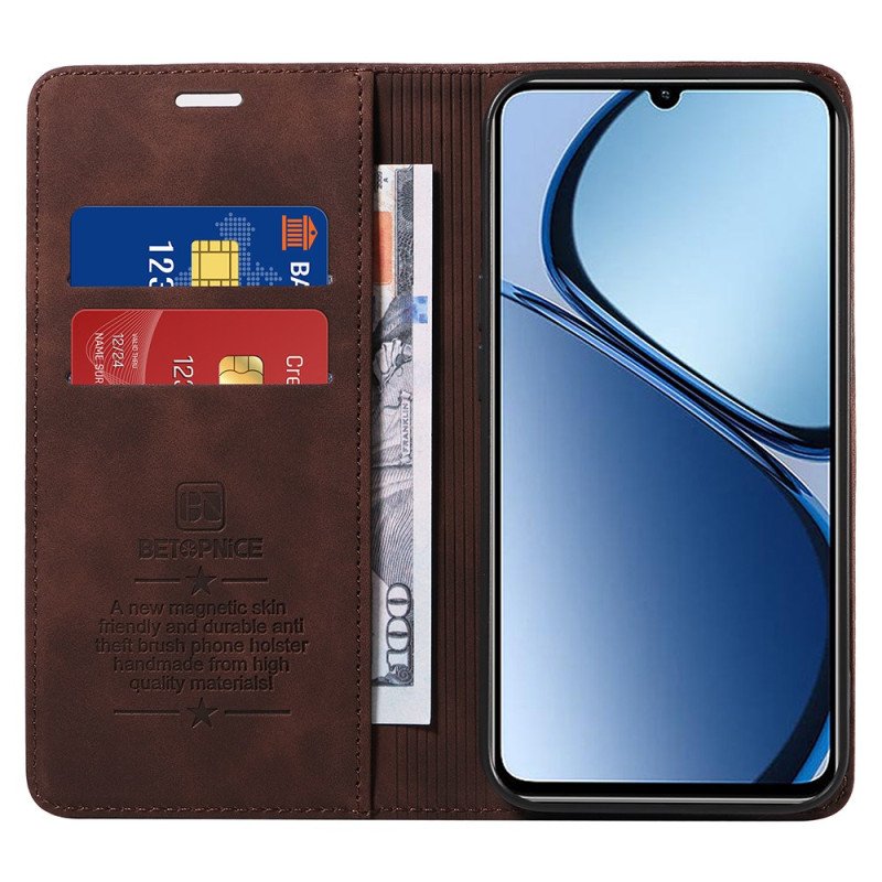 Folio-fodral Realme Note 60x Rfid-blockerande Betopnice