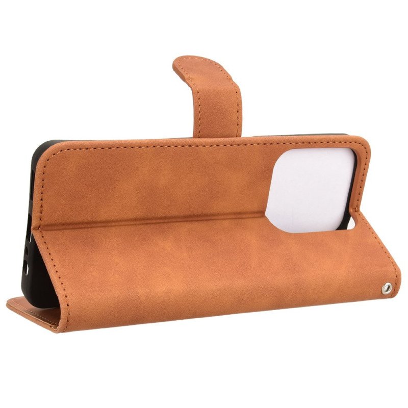 Läderfodral Realme Note 60x Telefonfodral Mockaeffekt