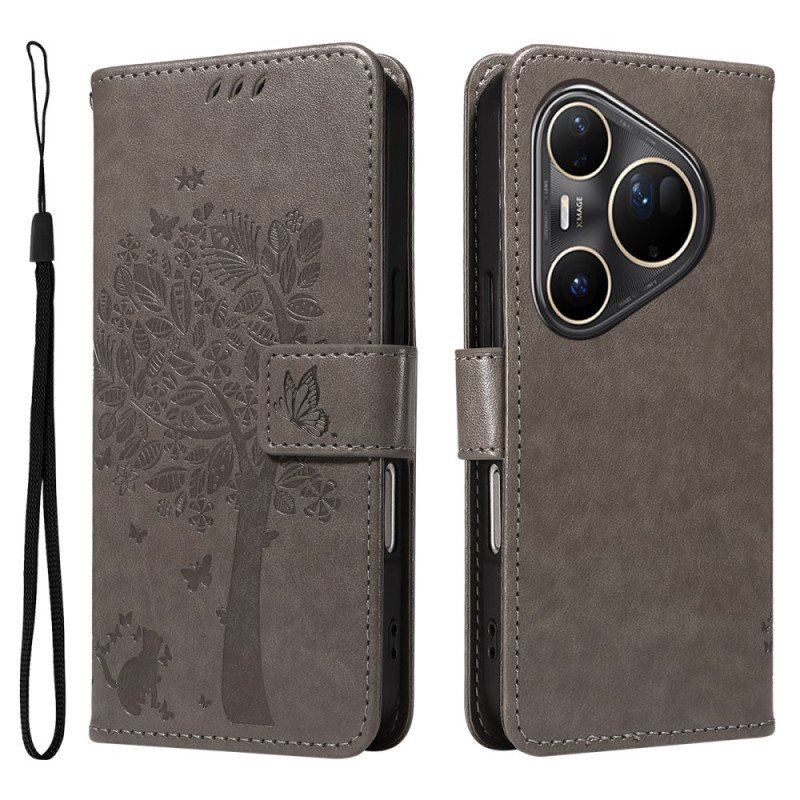 Fodral Huawei Pura 80 Ultra Katt Och Träd