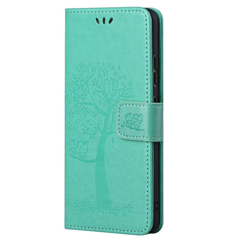 Fodral Xiaomi Redmi Note 11 Pro / 11 Pro 5G Med Kedjar Stringträd Och Ugglor